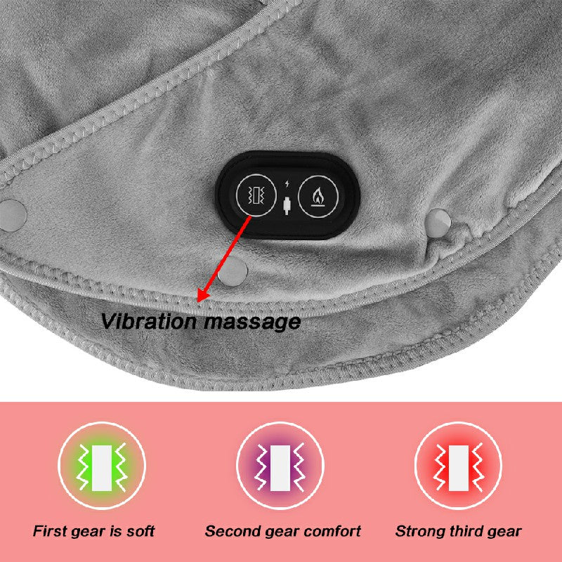 Portable Heating Pad for Neck & Shoulders (USB, 3 Heat Levels)