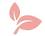Two pink leaves on a black background